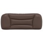vidaXL Cabecero de cama acolchado cuero sintético marrón 100 cm vidaXL Cabecero de cama acolchado cuero sintético marrón 100 cm