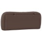 vidaXL Cabecero de cama acolchado cuero sintético marrón 100 cm vidaXL Cabecero de cama acolchado cuero sintético marrón 100 cm