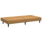 vidaXL Sofá cama de 2 plazas terciopelo marrón vidaXL Sofá cama de 2 plazas terciopelo marrón
