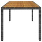 vidaXL Set de comedor para jardín 11 piezas ratán sintético gris vidaXL Set de comedor para jardín 11 piezas ratán sintético gris