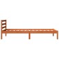 vidaXL Estructura de cama madera maciza de pino marrón cera 90x200 cm vidaXL Estructura de cama madera maciza de pino marrón cera 90x200 cm