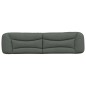 vidaXL Cabecero de cama acolchado tela gris oscuro 200 cm vidaXL Cabecero de cama acolchado tela gris oscuro 200 cm
