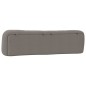 vidaXL Cabecero de cama acolchado tela gris taupe 200 cm vidaXL Cabecero de cama acolchado tela gris taupe 200 cm