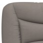 vidaXL Cabecero de cama acolchado tela gris taupe 200 cm vidaXL Cabecero de cama acolchado tela gris taupe 200 cm