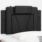 vidaXL Cabecero de cama acolchado cuero sintético negro 90 cm vidaXL Cabecero de cama acolchado cuero sintético negro 90 cm