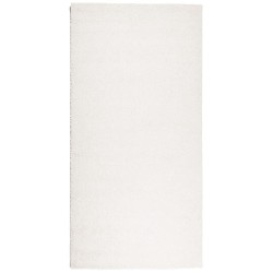 vidaXL Alfombra de pelo largo moderna crema 100x200 cm