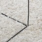 vidaXL Alfombra de pelo largo moderna crema 100x200 cm vidaXL Alfombra de pelo largo moderna crema 100x200 cm