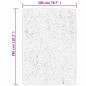 vidaXL Alfombra de pelo largo moderna crema 200x280 cm vidaXL Alfombra de pelo largo moderna crema 200x280 cm