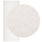 vidaXL Alfombra de pelo largo moderna crema 80x200 cm