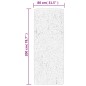 vidaXL Alfombra de pelo largo moderna crema 80x200 cm