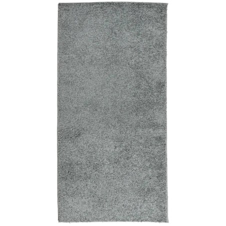 vidaXL Alfombra de pelo largo moderna verde 100x200 cm