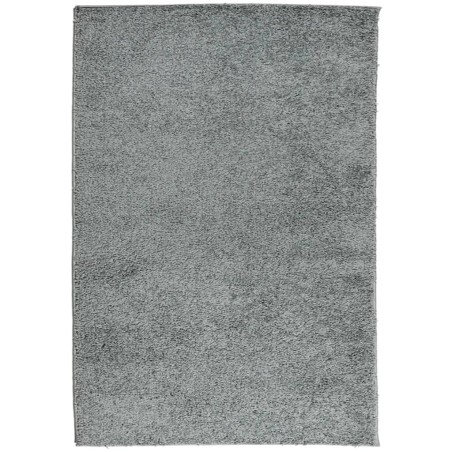 vidaXL Alfombra de pelo largo moderna verde 120x170 cm