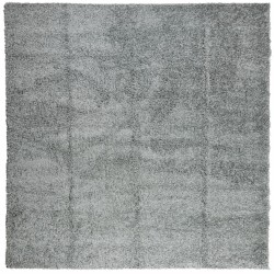 vidaXL Alfombra de pelo largo moderna verde 160x160 cm