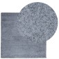 vidaXL Alfombra de pelo largo moderna azul 240x240 cm