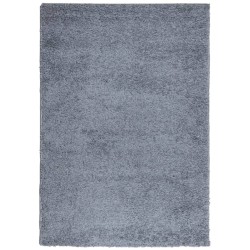 vidaXL Alfombra de pelo largo moderna azul 140x200 cm