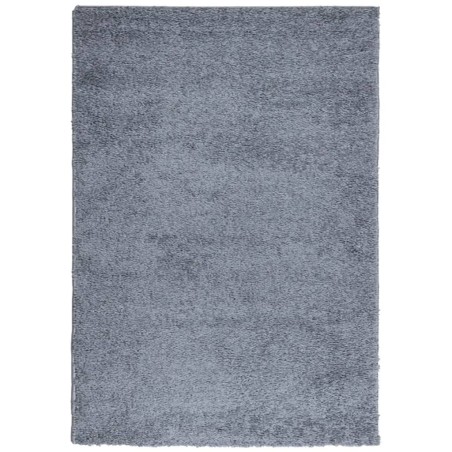 vidaXL Alfombra de pelo largo moderna azul 140x200 cm