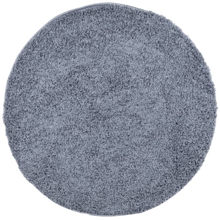 vidaXL Alfombra de pelo largo moderna azul Ø 280 cm