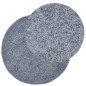 vidaXL Alfombra de pelo largo moderna azul Ø 280 cm