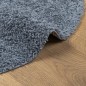 vidaXL Alfombra de pelo largo moderna azul Ø 280 cm