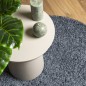 vidaXL Alfombra de pelo largo moderna azul Ø 280 cm