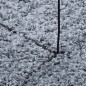 vidaXL Alfombra de pelo largo moderna azul Ø 280 cm