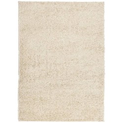 vidaXL Alfombra de pelo largo moderna dorado 200x280 cm