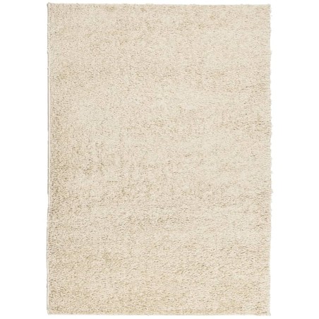 vidaXL Alfombra de pelo largo moderna dorado 200x280 cm