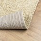 vidaXL Alfombra de pelo largo moderna dorado 80x200 cm vidaXL Alfombra de pelo largo moderna dorado 80x200 cm
