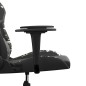 vidaXL Silla gaming de masaje cuero sintético negro y camuflaje vidaXL Silla gaming de masaje cuero sintético negro y camuflaje