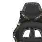 vidaXL Silla gaming de masaje cuero sintético negro y camuflaje vidaXL Silla gaming de masaje cuero sintético negro y camuflaje