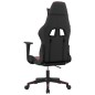 vidaXL Silla gaming de masaje cuero sintético negro y rojo vino tinto vidaXL Silla gaming de masaje cuero sintético negro y rojo vino tinto
