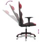 vidaXL Silla gaming de masaje cuero sintético negro y rojo vidaXL Silla gaming de masaje cuero sintético negro y rojo