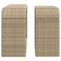 vidaXL Estantes de almacenaje 2 unidades ratán sintético beige vidaXL Estantes de almacenaje 2 unidades ratán sintético beige