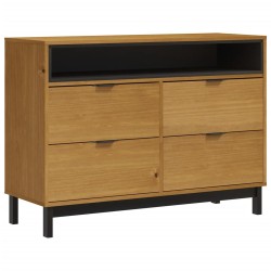 vidaXL Cómoda FLAM madera maciza de pino 110x40x80 cm