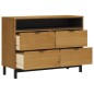 vidaXL Cómoda FLAM madera maciza de pino 110x40x80 cm vidaXL Cómoda FLAM madera maciza de pino 110x40x80 cm