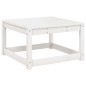 vidaXL Juego de muebles de jardín 7 pzas madera maciza de pino blanco vidaXL Juego de muebles de jardín 7 pzas madera maciza de pino blanco