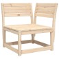 vidaXL Juego de sofás de jardín 5 piezas madera maciza de pino vidaXL Juego de sofás de jardín 5 piezas madera maciza de pino