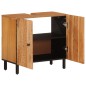 vidaXL Conjunto de armarios de baño 2 piezas madera maciza de acacia vidaXL Conjunto de armarios de baño 2 piezas madera maciza de acacia
