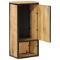 vidaXL Mueble de baño madera maciza de mango y hierro 40x27x90 cm vidaXL Mueble de baño madera maciza de mango y hierro 40x27x90 cm