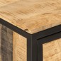 vidaXL Mueble de baño madera maciza de mango y hierro 55x35x60 cm