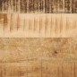 vidaXL Mueble de baño madera maciza de mango y hierro 55x35x60 cm