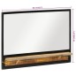 vidaXL Espejo con estantes madera maciza de mango y vidrio 80x8x55 cm vidaXL Espejo con estantes madera maciza de mango y vidrio 80x8x55 cm