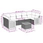 vidaXL Set de sofás de jardín 8 pzas y cojines ratán sintético gris vidaXL Set de sofás de jardín 8 pzas y cojines ratán sintético gris