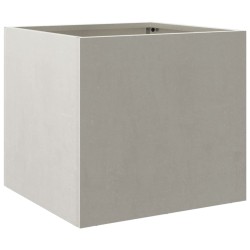 vidaXL Jardinera de acero inoxidable plateado 32x30x29 cm