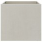 vidaXL Jardinera de acero inoxidable plateado 32x30x29 cm vidaXL Jardinera de acero inoxidable plateado 32x30x29 cm