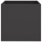 vidaXL Jardineras 2 unidades acero laminado en frío negro 42x40x39 cm vidaXL Jardineras 2 unidades acero laminado en frío negro 42x40x39 cm