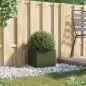 vidaXL Jardinera de acero laminado en frío verde oliva 32x30x29 cm vidaXL Jardinera de acero laminado en frío verde oliva 32x30x29 cm