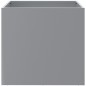 vidaXL Jardinera de acero galvanizado plateado 42x40x39 cm vidaXL Jardinera de acero galvanizado plateado 42x40x39 cm