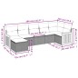 vidaXL Set sofás de jardín 7 piezas y cojines ratán sintético beige vidaXL Set sofás de jardín 7 piezas y cojines ratán sintético beige