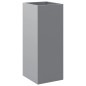 vidaXL Jardinera de acero galvanizado plateado 32x27,5x75 cm vidaXL Jardinera de acero galvanizado plateado 32x27,5x75 cm